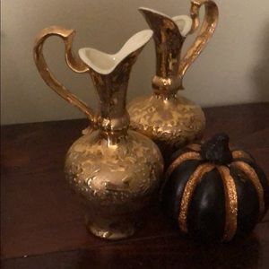 24k Gold plated, Porcelain, China, Vintage Pieces